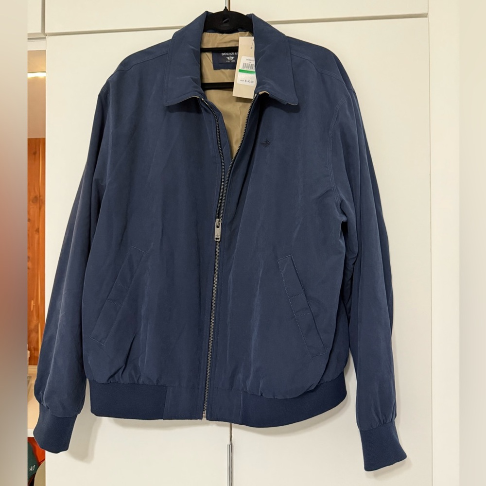 Dockers Men's Deep Blue Lightweight Jacket